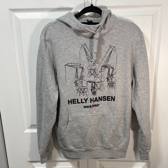 Helly Hansen Light Gray Graphic Hoodie - Picture 3 of 8